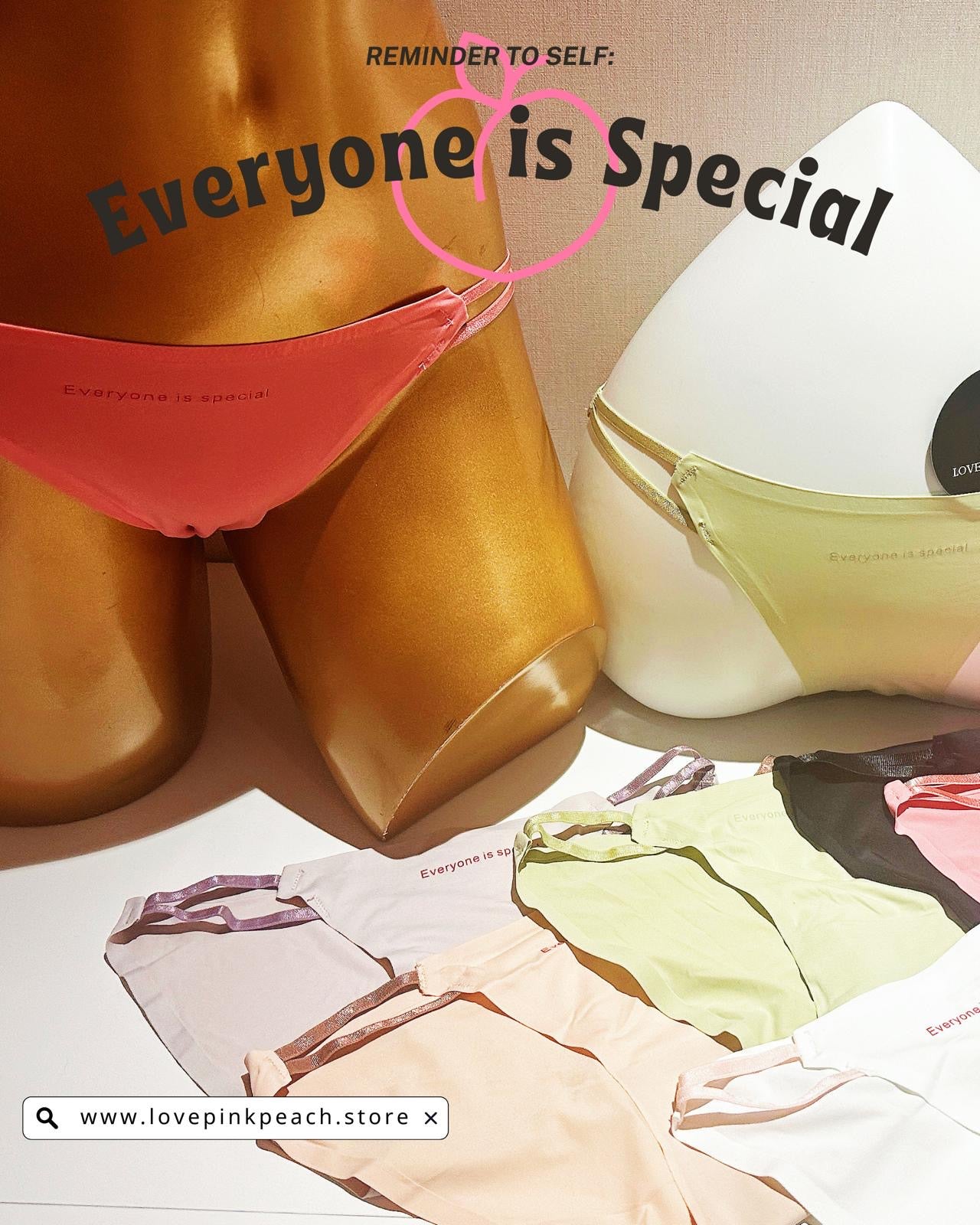 《 Everyone is Special  》 無痕內褲