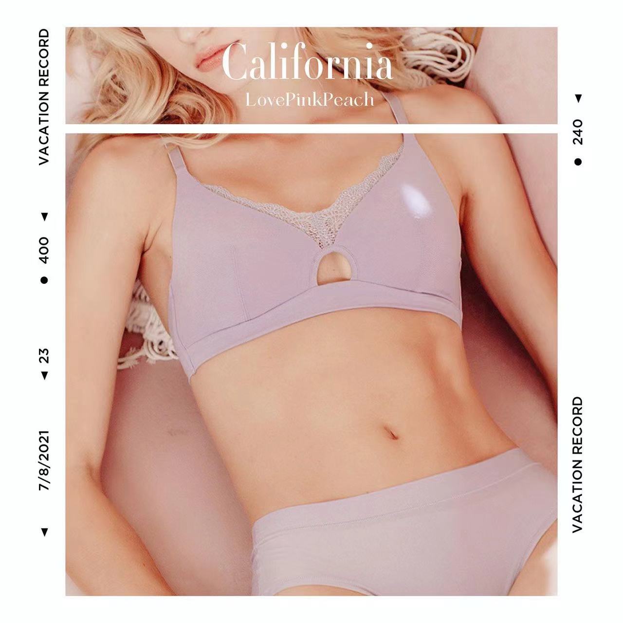 《 California 》零負擔 超輕薄 零感體感 法式輕奢 無鋼圈 Bralette 內衣