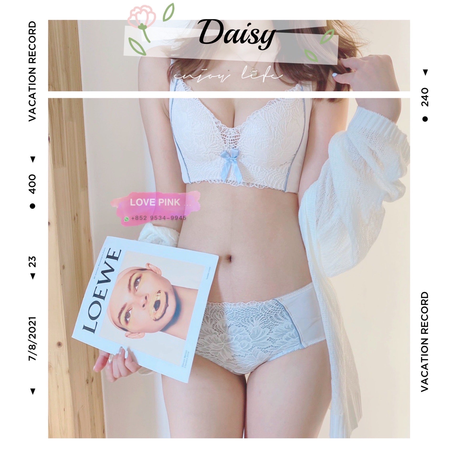 《Daisy》Vest-shaped curve air sponge cup orthopedic type No steel ring Anti-mammary gland blockage High coverage deep valley concentrated orthopedic type